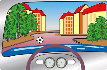 תמונה לשאלת תאוריה 0914: כיצד יש לנהוג על פי האירוע שבתמונה?